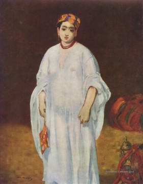 Jeune femme en costume oriental Édouard Manet Peinture à l'huile
